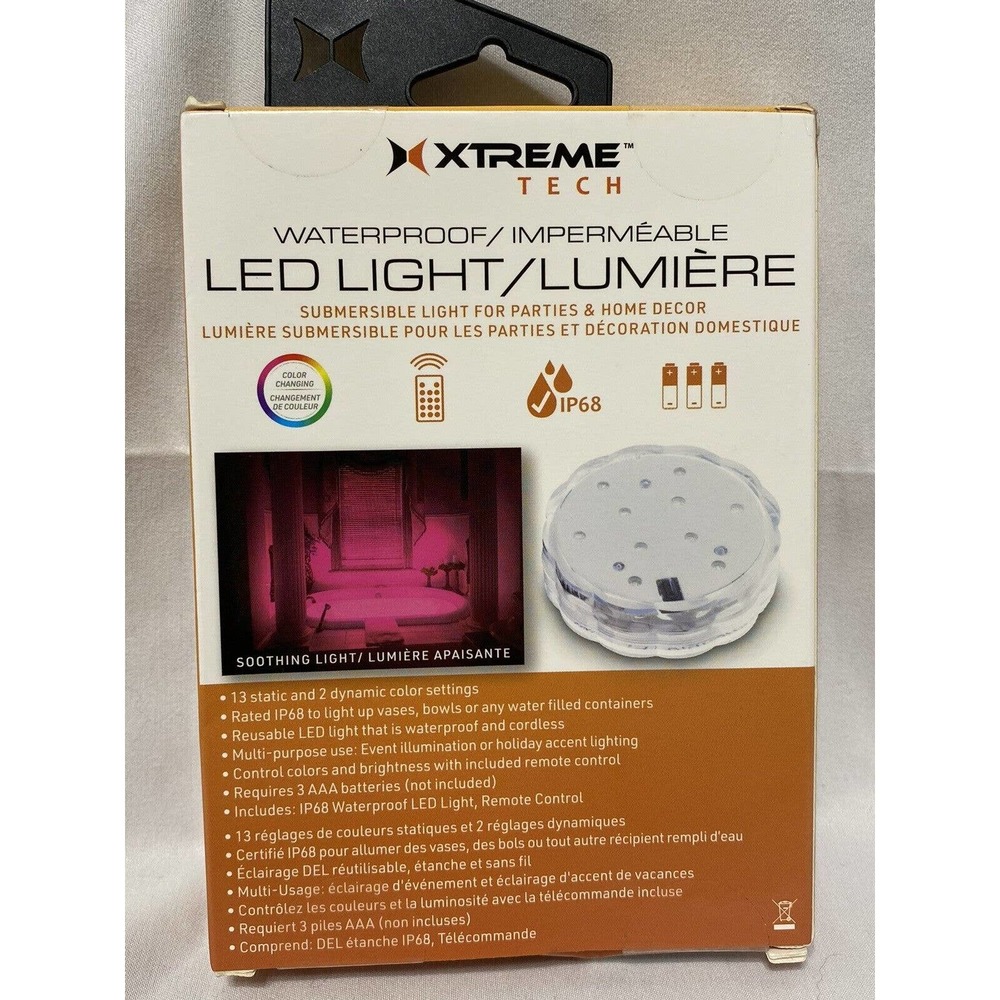 Xtreme Tech LED Light - Waterproof - 13 Static And 2 Dynamic Color Setting - Picture 2 of 3